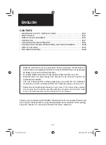 Preview for 2 page of Sharp Plasmacluster IG-GC2E Operation Manual