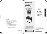 Предварительный просмотр 76 страницы Sharp Plasmacluster KC-30TX1 Operation Manual