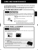 Предварительный просмотр 15 страницы Sharp Plasmacluster KC-830U Operation Manual