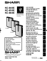 Preview for 1 page of Sharp Plasmacluster KC-840E Operation Manual