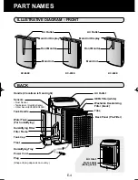 Preview for 6 page of Sharp Plasmacluster KC-840E Operation Manual