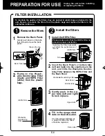 Preview for 8 page of Sharp Plasmacluster KC-840E Operation Manual