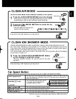 Preview for 11 page of Sharp Plasmacluster KC-840E Operation Manual