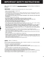 Предварительный просмотр 8 страницы Sharp Plasmacluster KC-850U Operation Manual