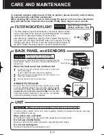 Предварительный просмотр 17 страницы Sharp Plasmacluster KC-850U Operation Manual