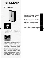 Предварительный просмотр 1 страницы Sharp Plasmacluster KC-860U Operation Manual