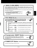 Предварительный просмотр 15 страницы Sharp Plasmacluster KC-860U Operation Manual