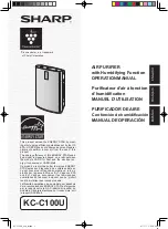 Sharp Plasmacluster KC-C100U Operation Manual preview