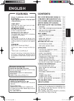 Preview for 3 page of Sharp Plasmacluster KC-C100U Operation Manual