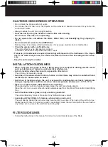 Preview for 9 page of Sharp Plasmacluster KC-C100U Operation Manual