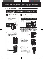 Preview for 12 page of Sharp Plasmacluster KC-C100U Operation Manual