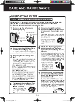 Preview for 20 page of Sharp Plasmacluster KC-C100U Operation Manual