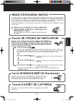 Preview for 35 page of Sharp Plasmacluster KC-C100U Operation Manual