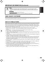 Preview for 5 page of Sharp PN-425 Operation Manual