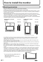 Предварительный просмотр 12 страницы Sharp PN-455RU Operation Manual