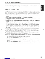 Предварительный просмотр 5 страницы Sharp PN-465E Operation Manual