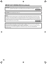 Preview for 4 page of Sharp PN-465U Operation Manual