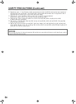 Preview for 6 page of Sharp PN-465U Operation Manual