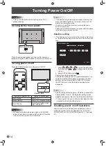 Preview for 16 page of Sharp PN-465U Operation Manual