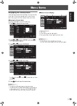 Preview for 19 page of Sharp PN-465U Operation Manual