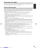 Предварительный просмотр 5 страницы Sharp PN-525E Operation Manual