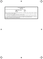 Preview for 2 page of Sharp PN-60TW3A Setup Manual