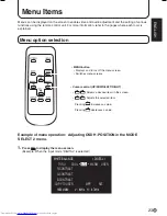 Preview for 25 page of Sharp PN-655E Operation Manual