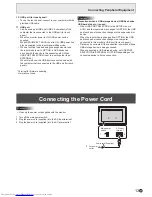 Предварительный просмотр 13 страницы Sharp PN-65SC1 Operation Manual