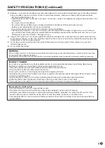 Preview for 5 page of Sharp PN-65TH1 Operation Manual