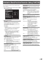 Preview for 43 page of Sharp PN-65TH1 Operation Manual