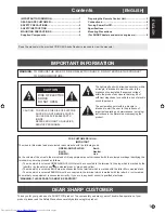 Предварительный просмотр 3 страницы Sharp PN-70SC3 Setup Manual