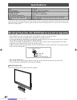 Предварительный просмотр 10 страницы Sharp PN-70SC3 Setup Manual