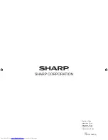 Предварительный просмотр 44 страницы Sharp PN-70SC3 Setup Manual