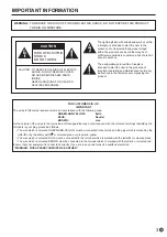Preview for 3 page of Sharp PN-70SC5 Operation Manual