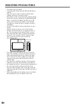 Предварительный просмотр 8 страницы Sharp PN-70SC5 Operation Manual