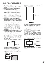 Preview for 7 page of Sharp PN-70TH5 Operation Manual