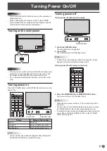 Preview for 17 page of Sharp PN-70TH5 Operation Manual