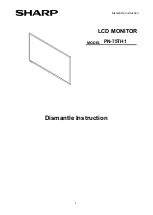 Sharp PN-75TH1 Assembly & Dismantle Instructions preview