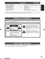 Предварительный просмотр 3 страницы Sharp PN-80TC3 Setup Manual