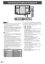 Предварительный просмотр 12 страницы Sharp PN-80TC3A Operation Manual