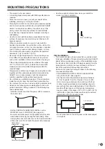 Предварительный просмотр 7 страницы Sharp PN-80TH5 Operation Manual