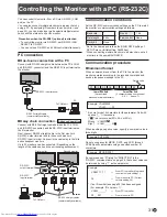 Preview for 31 page of Sharp PN-A601 Operation Manual