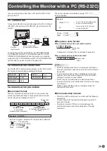 Предварительный просмотр 29 страницы Sharp PN-C603D User Manual