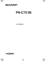 Предварительный просмотр 132 страницы Sharp PN-C603D User Manual