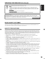 Preview for 5 page of Sharp PN-E421 Operation Manual