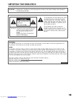 Предварительный просмотр 3 страницы Sharp PN-E602 Operation Manual