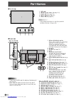 Предварительный просмотр 10 страницы Sharp PN-E602 Operation Manual