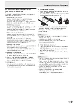 Предварительный просмотр 13 страницы Sharp PN-E702 Operation Manual