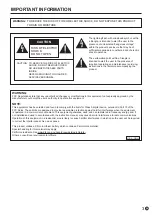 Preview for 3 page of Sharp PN-E803 Operation Manual