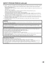 Preview for 5 page of Sharp PN-E803 Operation Manual